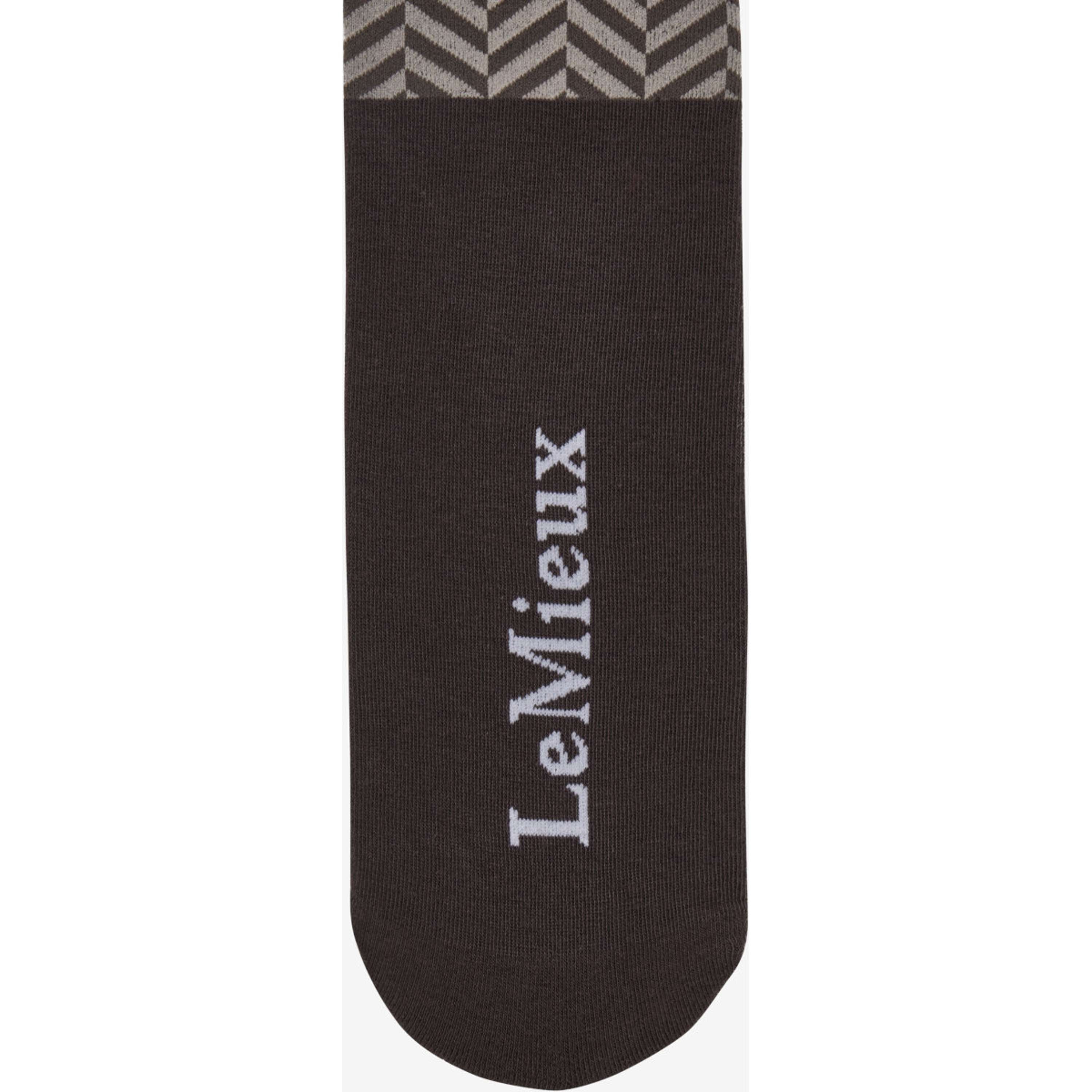 LeMieux Calcetines de Equitación Heritage Footsie Cocoa