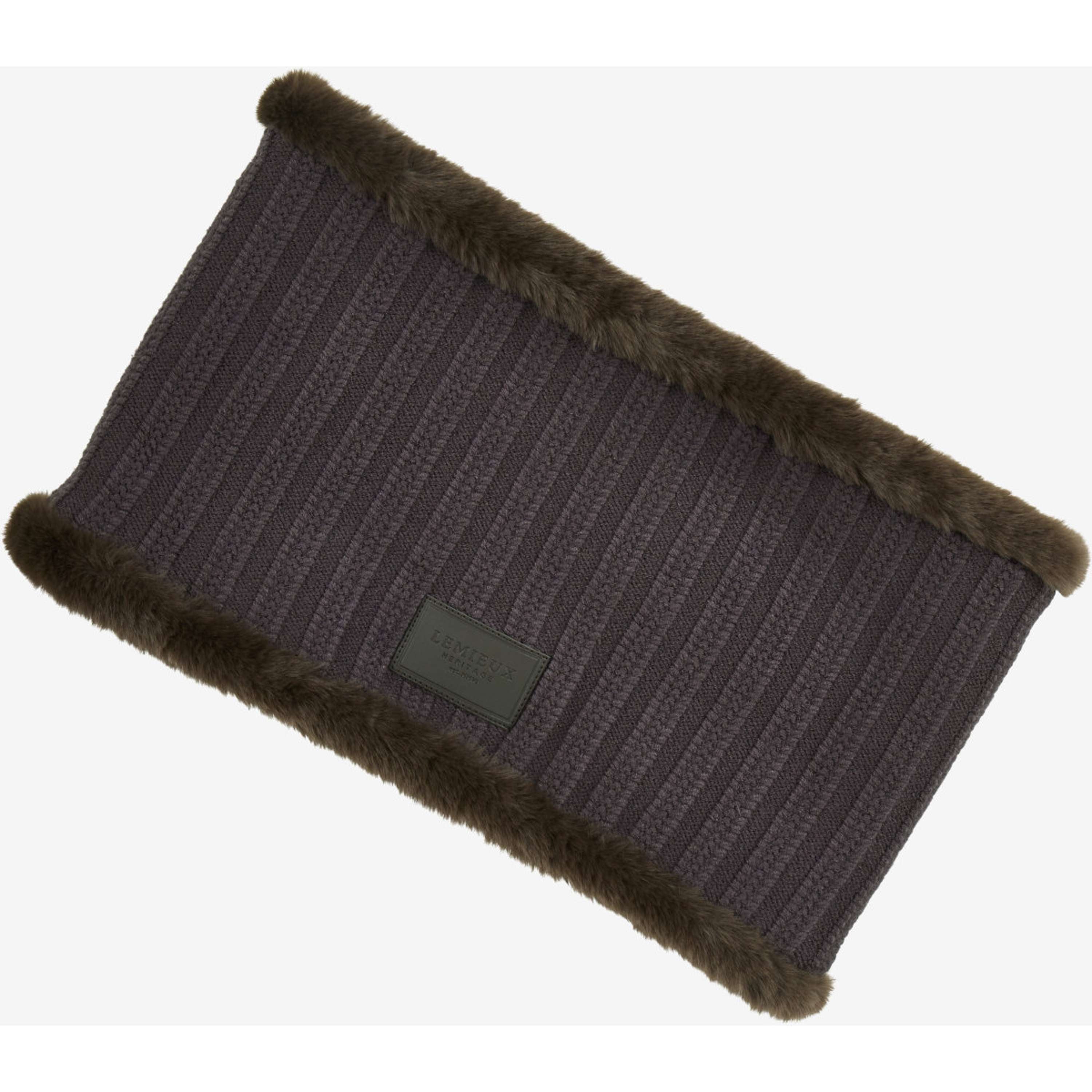 LeMieux Calentador de Cuello Heritage Knitted Cocoa