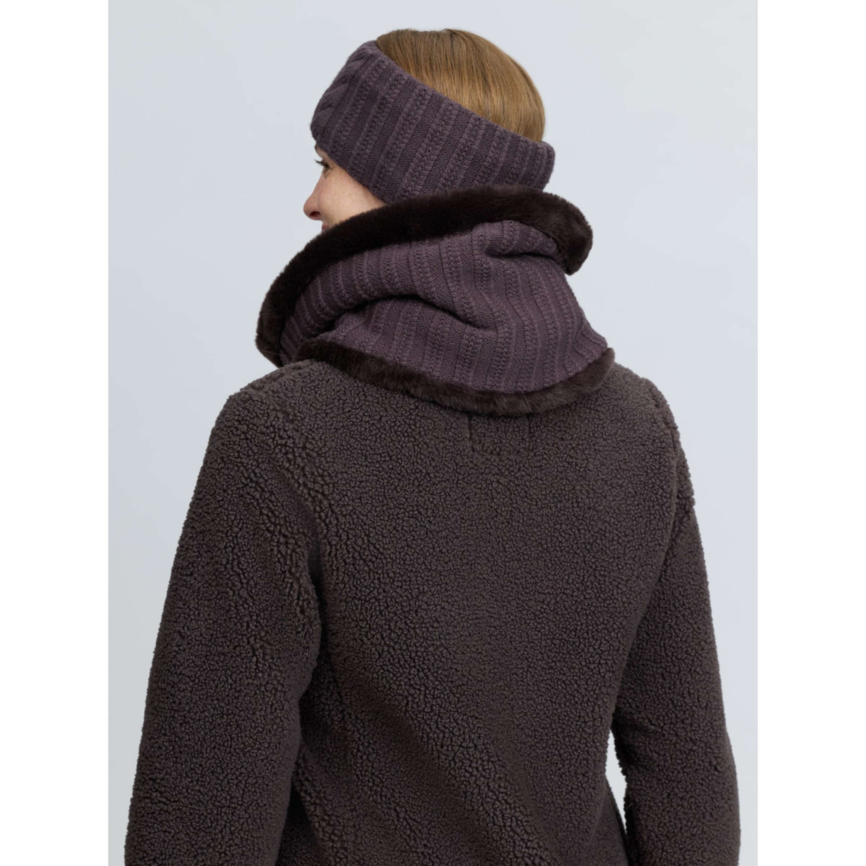 LeMieux Calentador de Cuello Heritage Knitted Cocoa