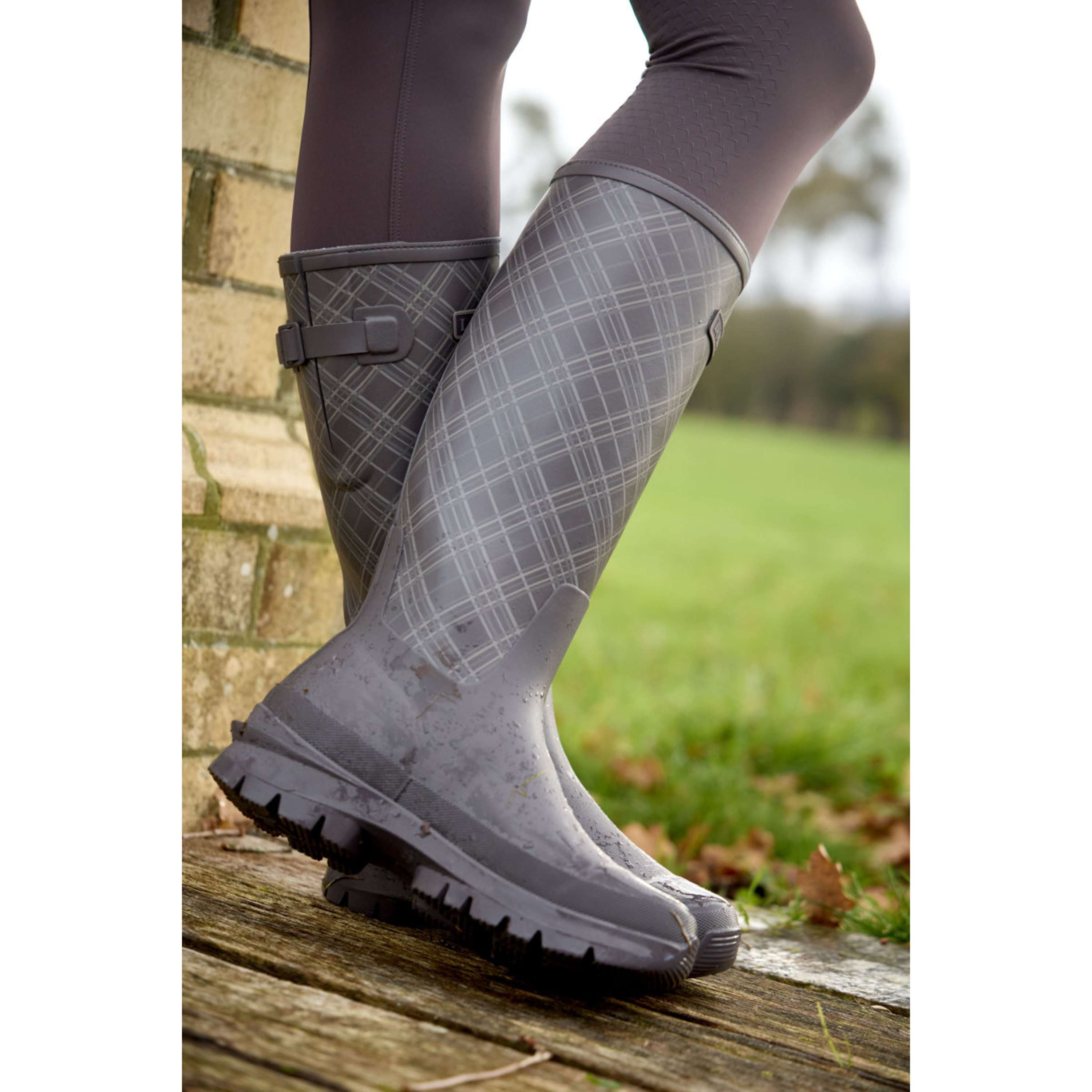 LeMieux Botas de lluvia Heritage Bramshaw Wellington Cocoa