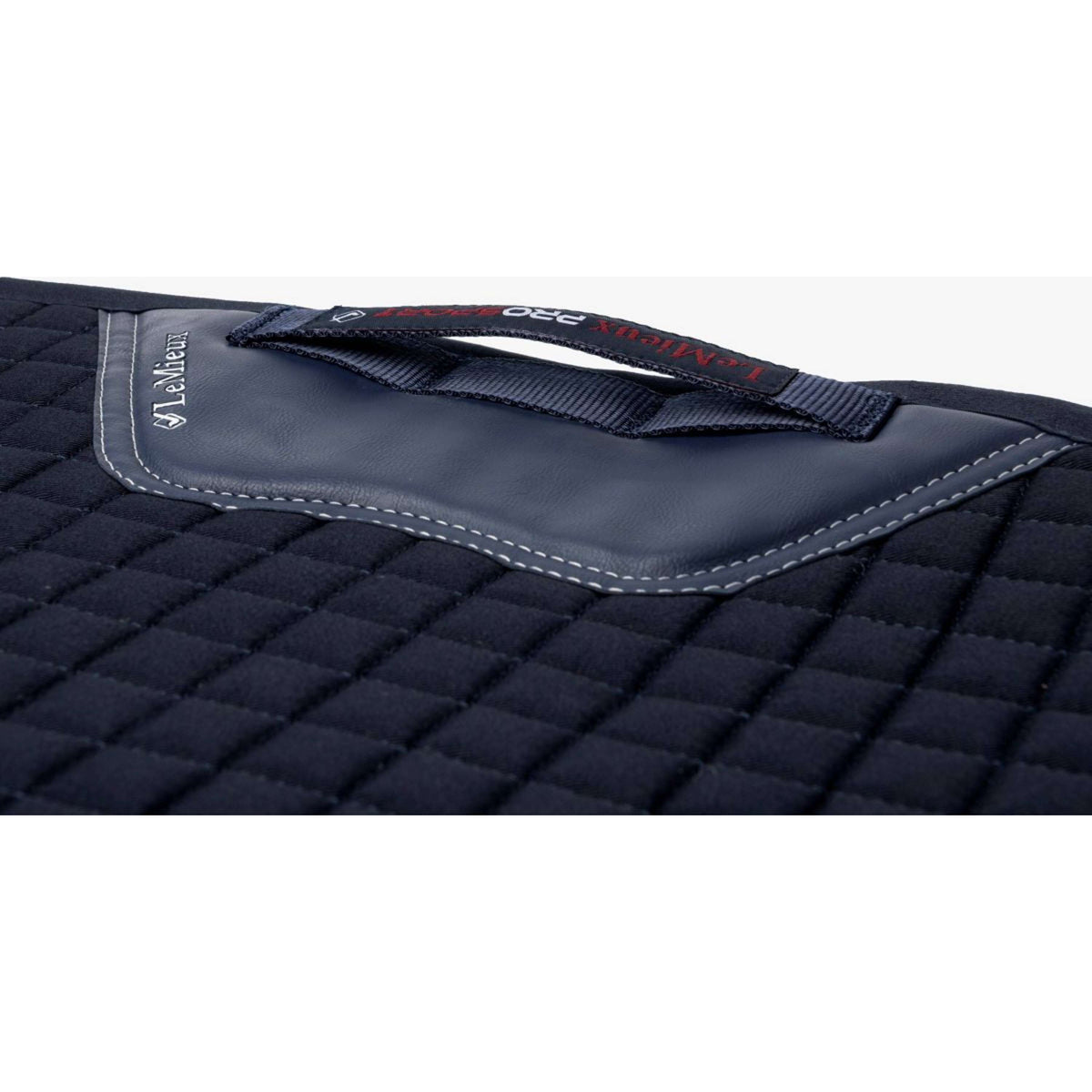 LeMieux Mantilla Prosport Anilla D en Cuadrado Liso de Doma Navy