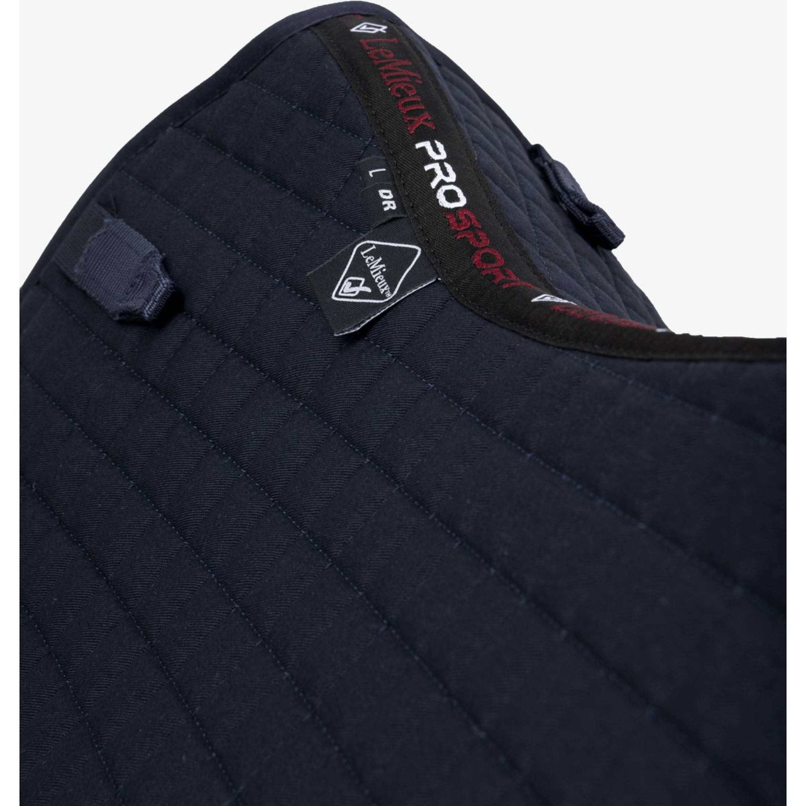 LeMieux Mantilla Prosport Anilla D en Cuadrado Liso de Doma Navy LeMieux Mantilla Prosport Anilla D en Cuadrado Liso de Doma Navy