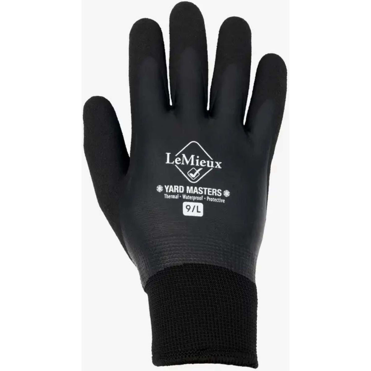 LeMieux Guantes de Equitación Thermal Work Negro