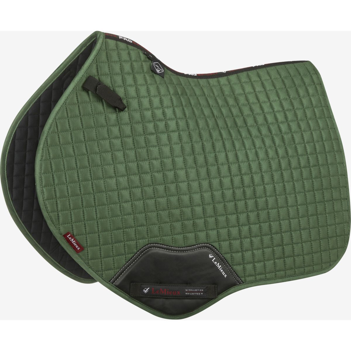 LeMieux Mantilla Suede Square Close Contact Hunter Green