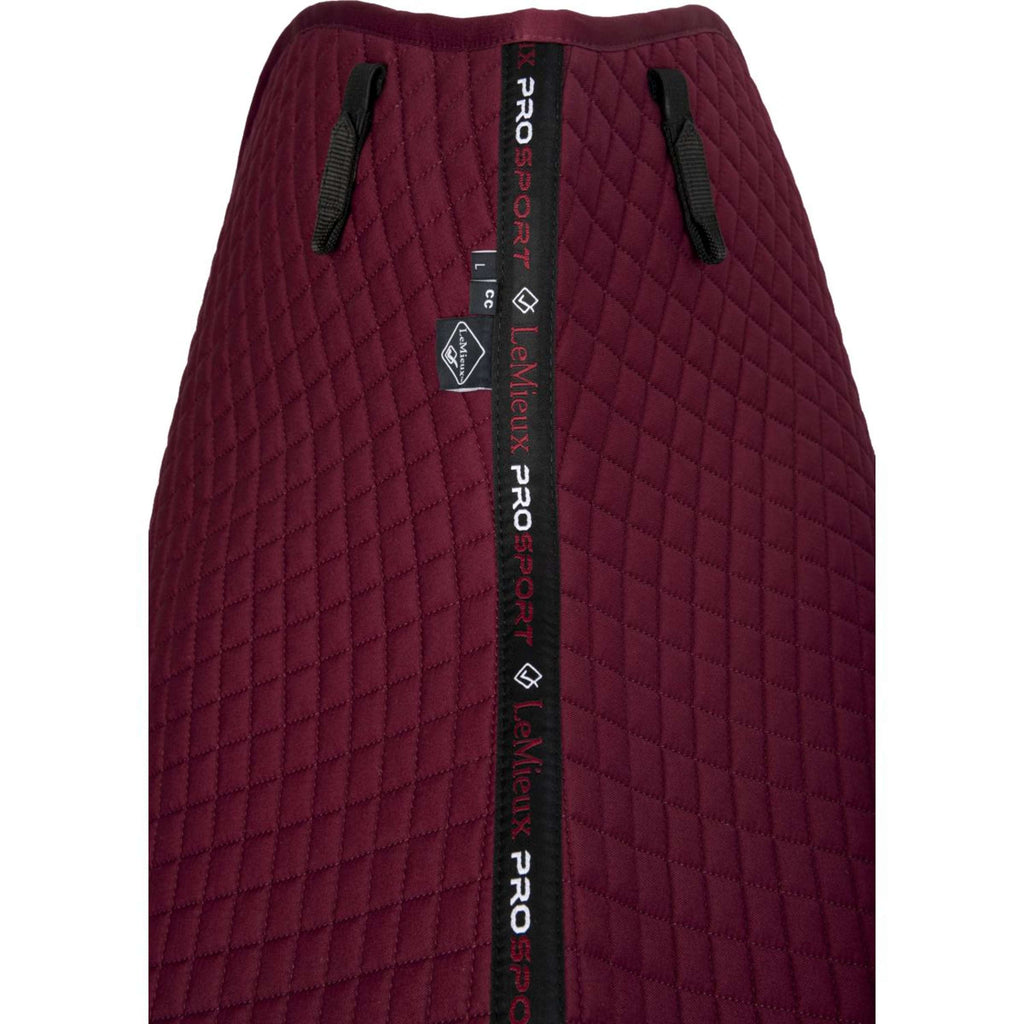 LeMieux Mantilla Cotton Square Close Contact Burdeos