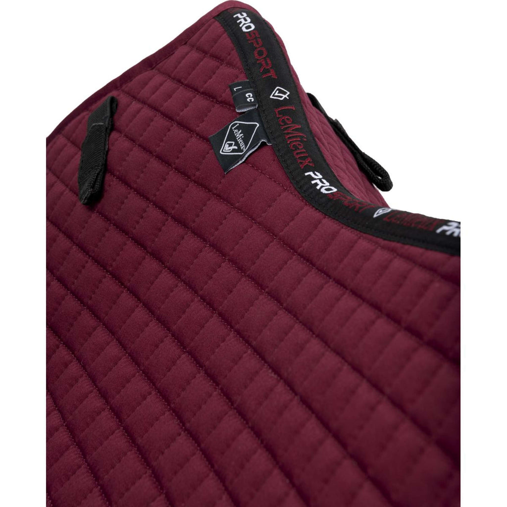 LeMieux Mantilla Cotton Square Close Contact Burdeos