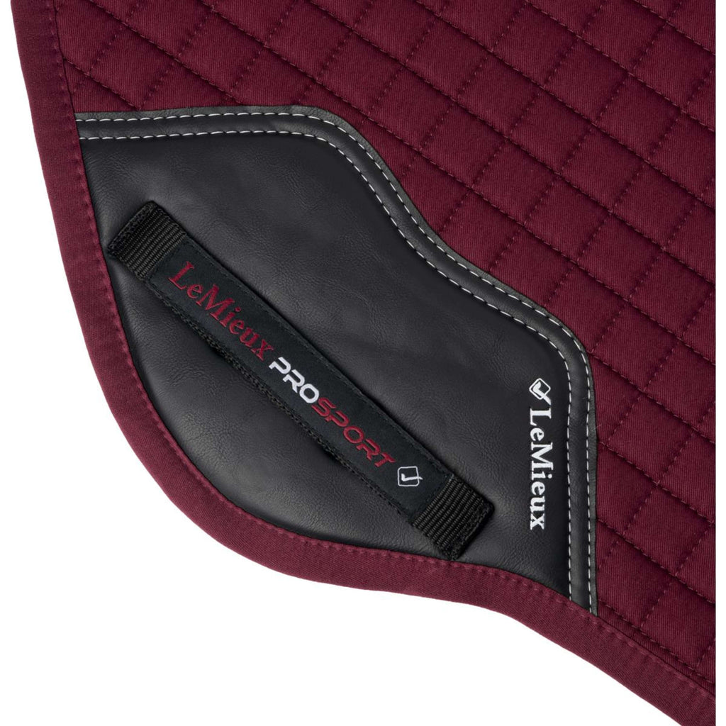 LeMieux Mantilla Cotton Square Close Contact Burdeos