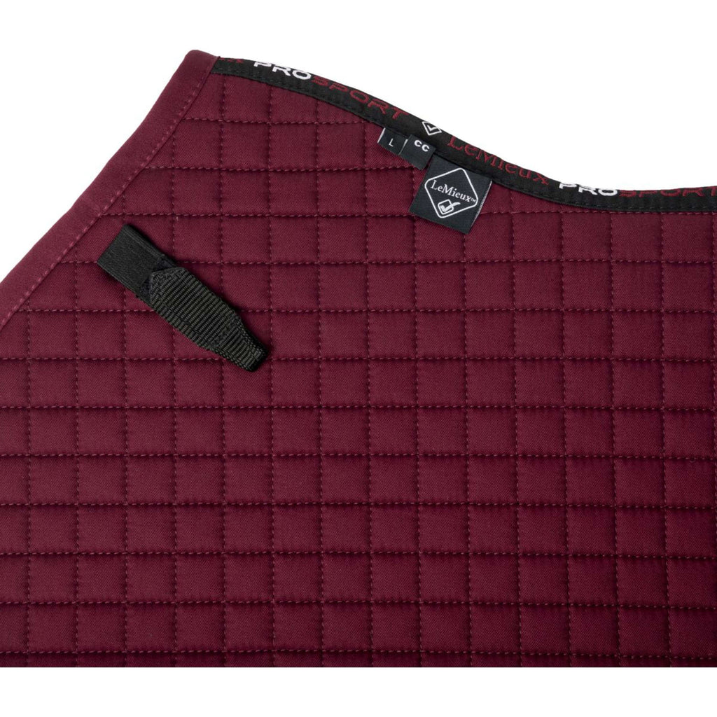 LeMieux Mantilla Cotton Square Close Contact Burdeos
