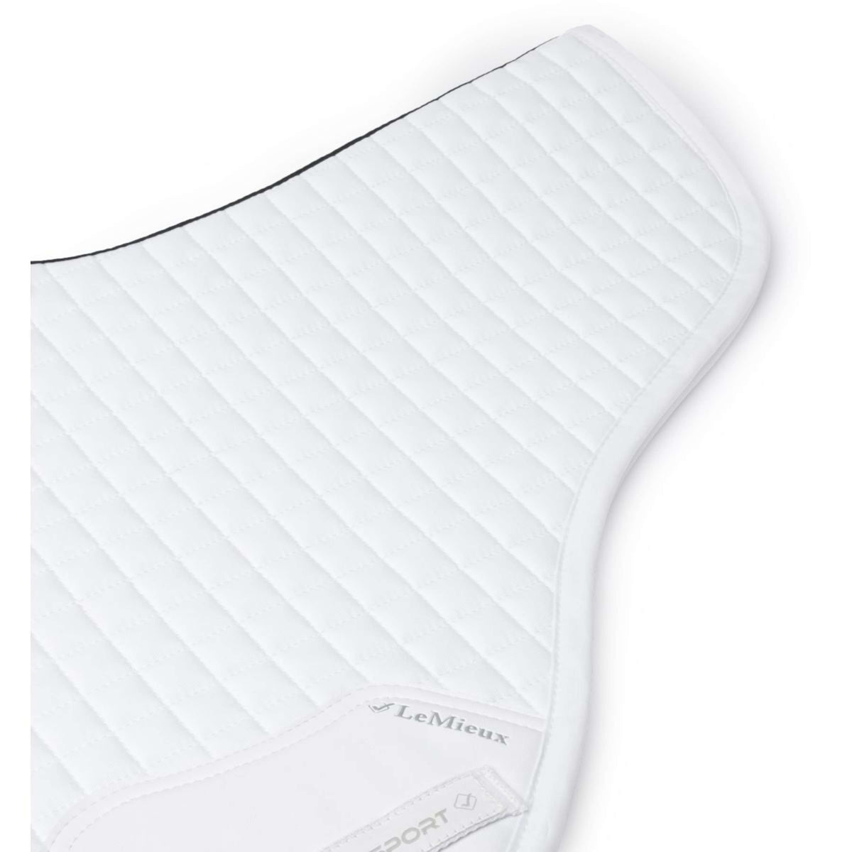 LeMieux Mantilla Cotton Half Square Close Contact Blanco