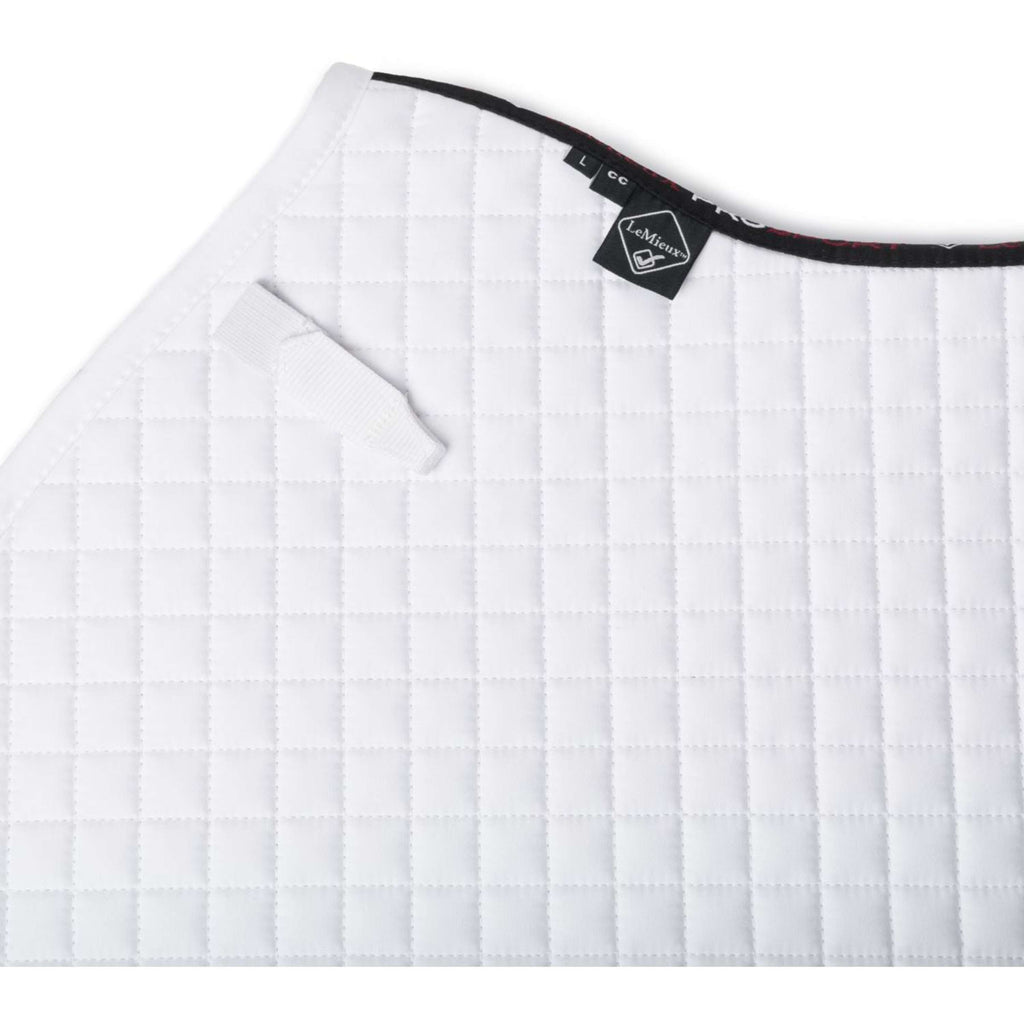 LeMieux Mantilla Cotton Half Square Close Contact Blanco