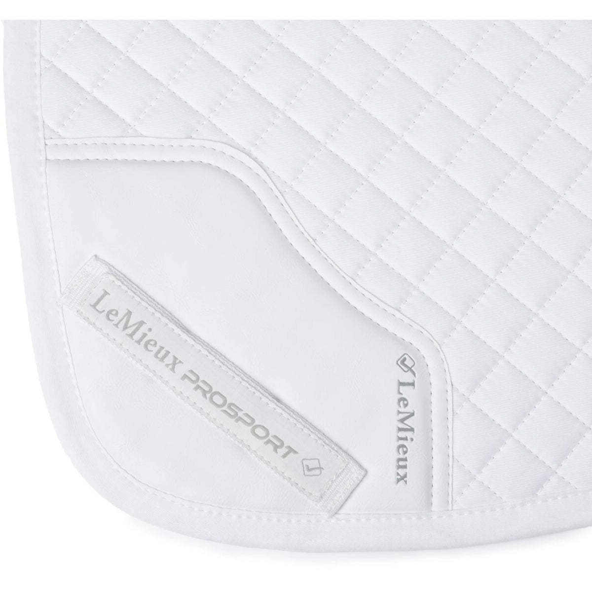 LeMieux Mantilla Cotton Half Square Close Contact Blanco