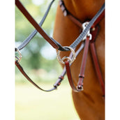 LeMieux Arnés de Pecho D-Ring Attachment Castaña