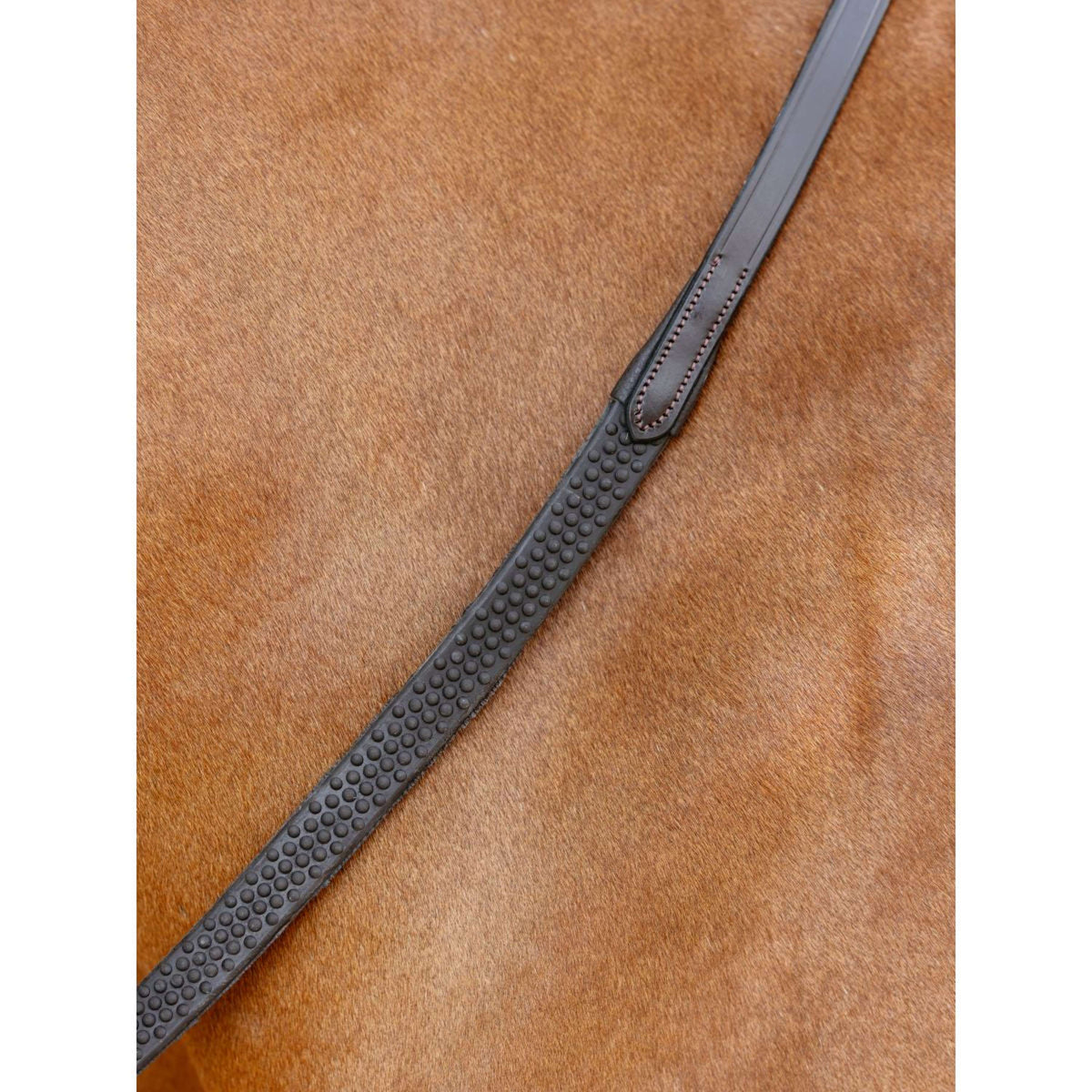 LeMieux Riendas Soft Rubber Havana/Plata