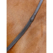 LeMieux Riendas Soft Rubber Havana/Plata