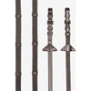 LeMieux Riendas Soft Rubber with Stoppers Havana/Plata