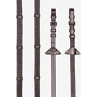 LeMieux Riendas Soft Rubber with Stoppers Havana/Plata