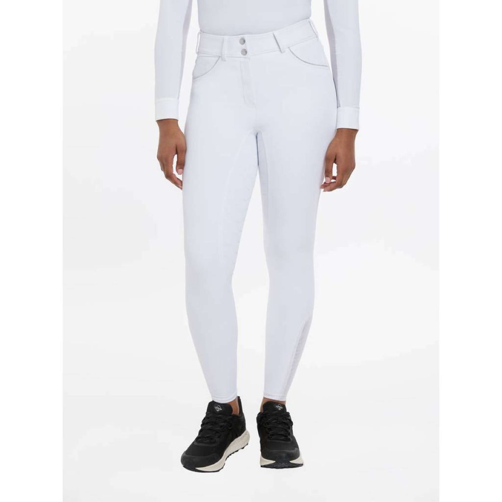 LeMieux Pantalón de Equitación Victoria Asiento de Silicona Blanco