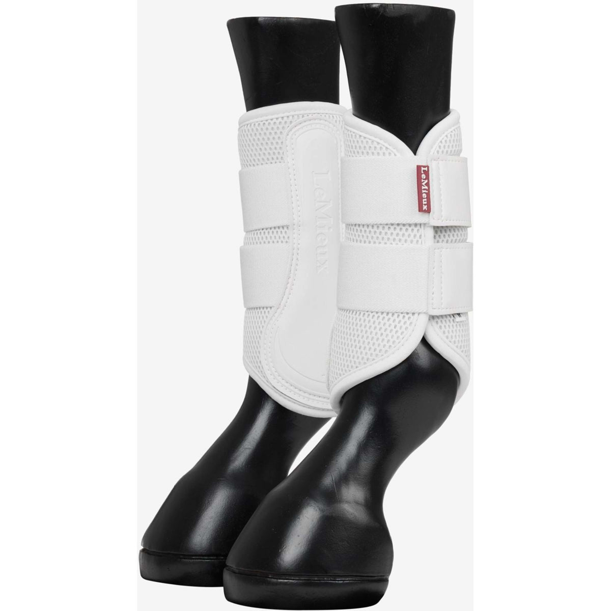 LeMieux Protectores de piernas Mesh Brushing New Blanco