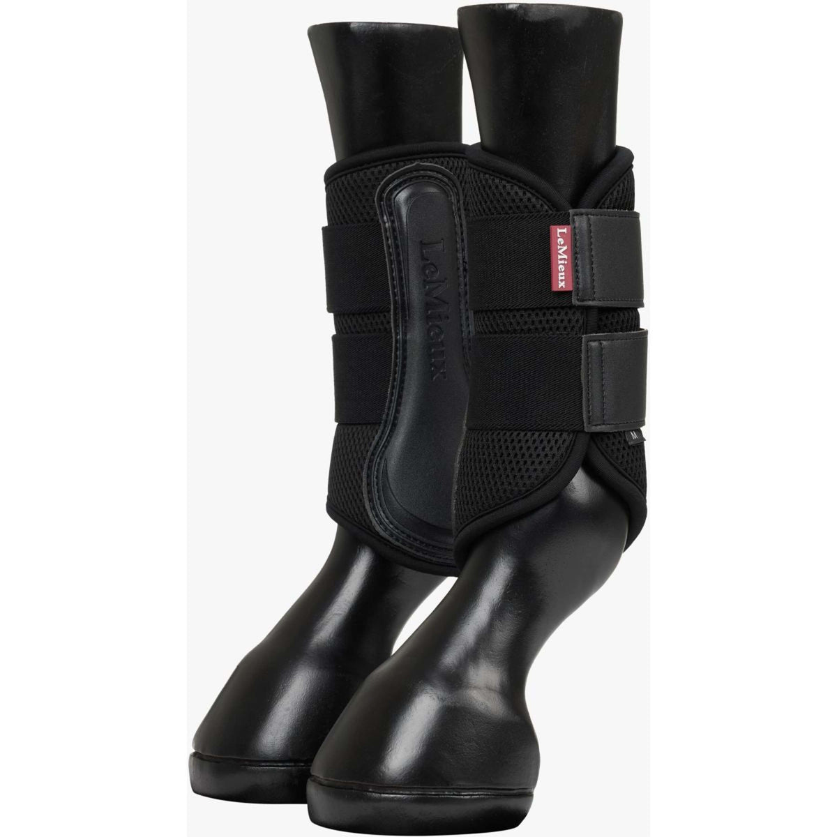 LeMieux Protectores de piernas Mesh Brushing New Negro