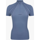 LeMieux Baselayer Mia Mesh Mangas Cortas Azul hielo