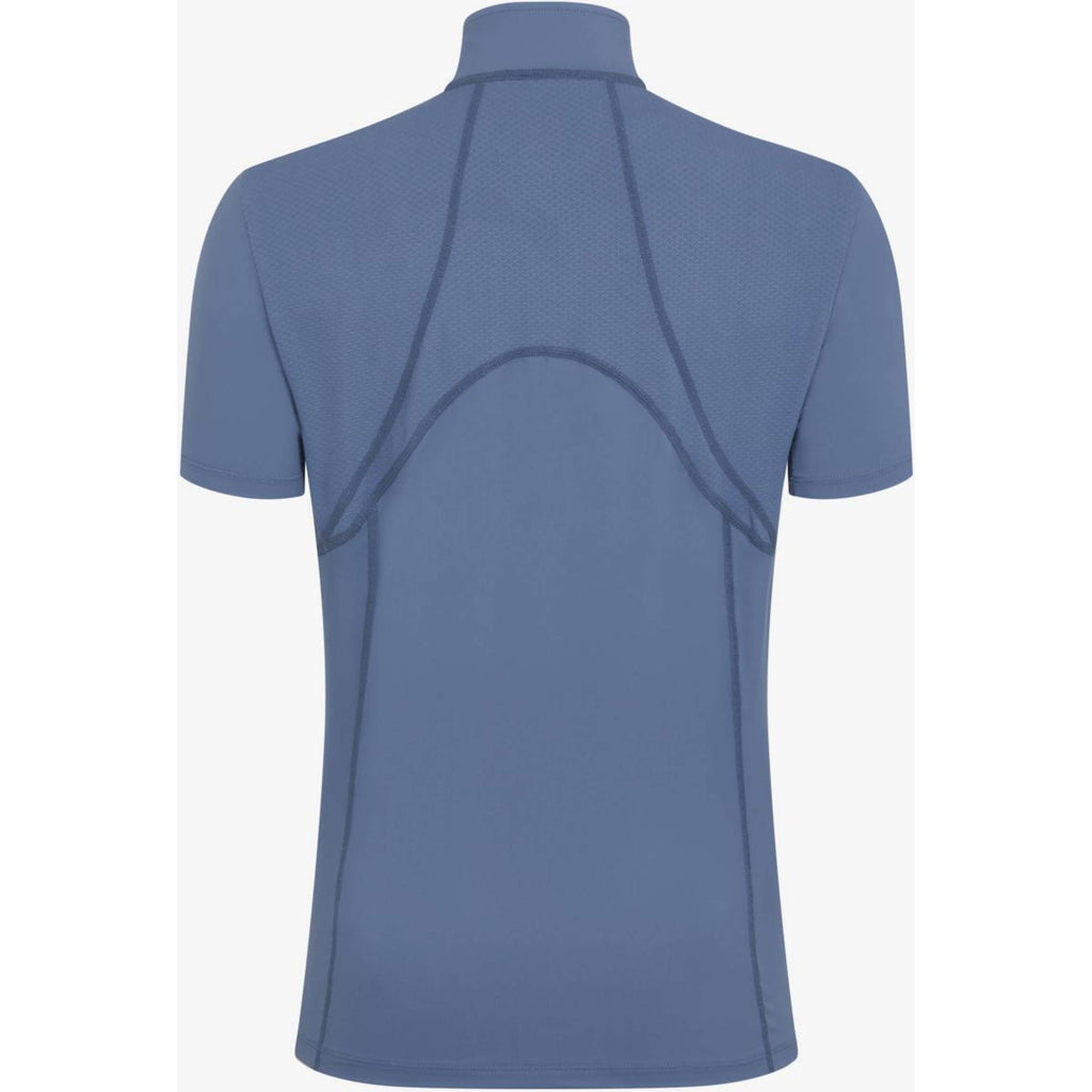 LeMieux Baselayer Mia Mesh Mangas Cortas Azul hielo