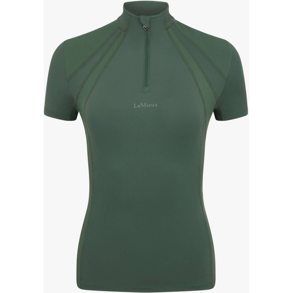 LeMieux Baselayer Mia Mesh Mangas Cortas Verde cazador