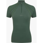 LeMieux Baselayer Mia Mesh Mangas Cortas Verde cazador