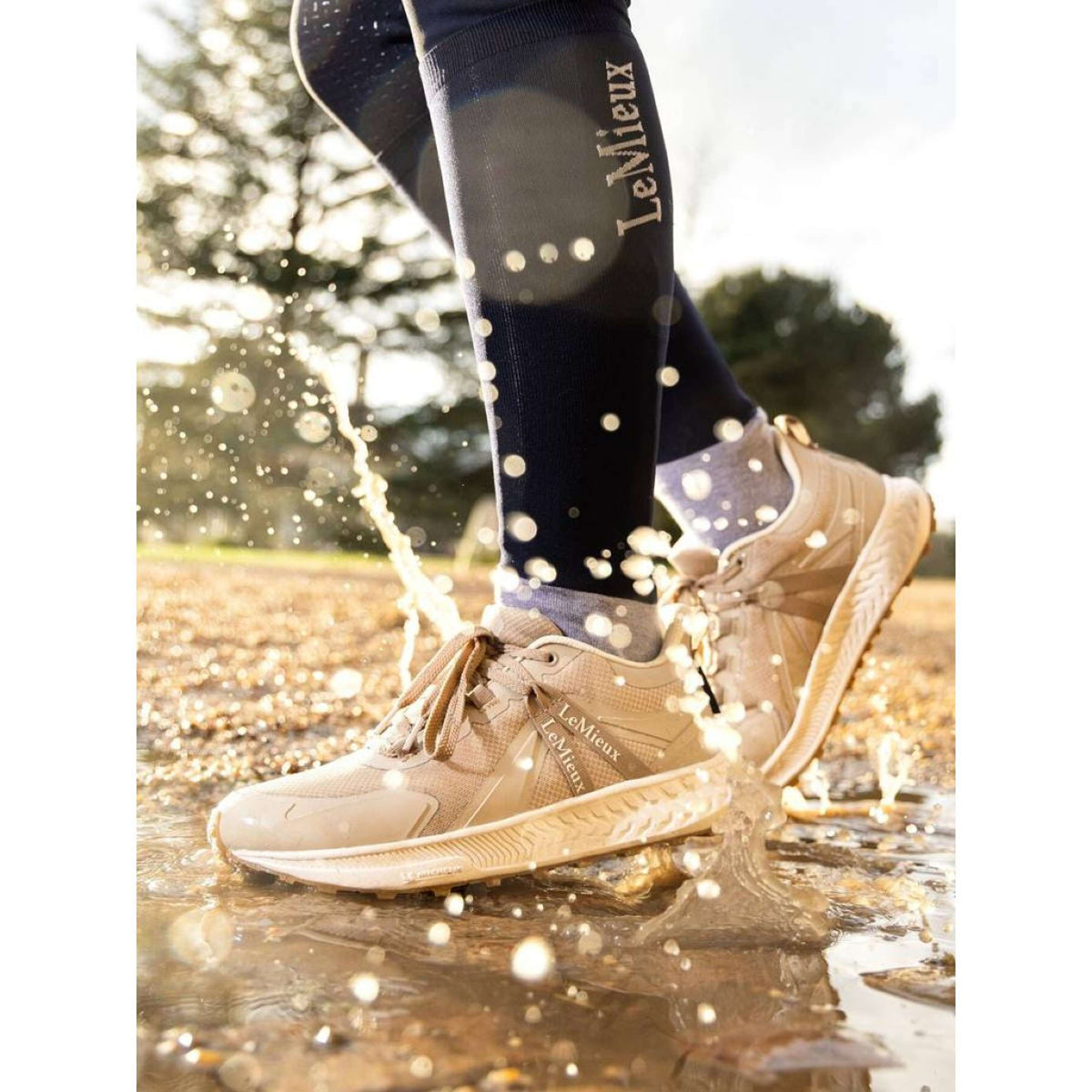 LeMieux Zapatos Trax Impermeable Piedra