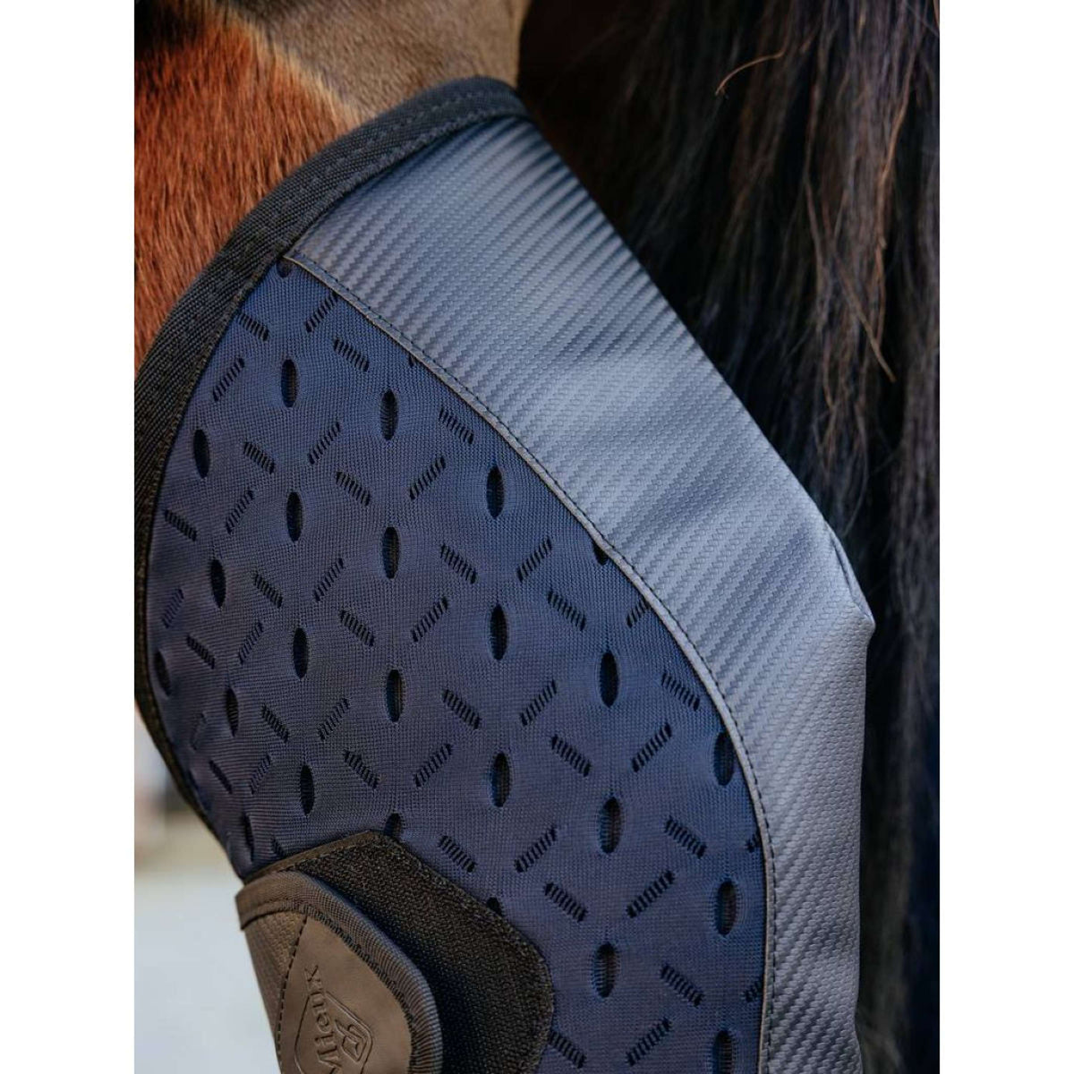 LeMieux Protectores de transporte Kudos 3D Mesh Navy