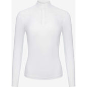 LeMieux Camiseta de Competición Emily Mangas Largas Blanco