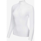 LeMieux Camiseta de Competición Emily Mangas Largas Blanco