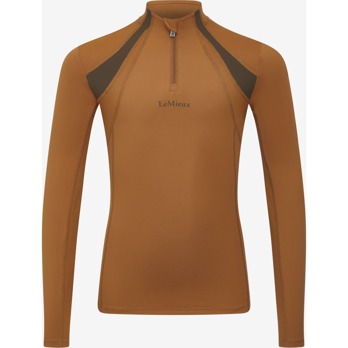 LeMieux Base Layer Young Rider Mia Mesh Ginger