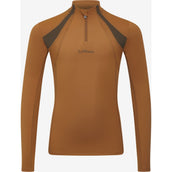 LeMieux Base Layer Young Rider Mia Mesh Ginger