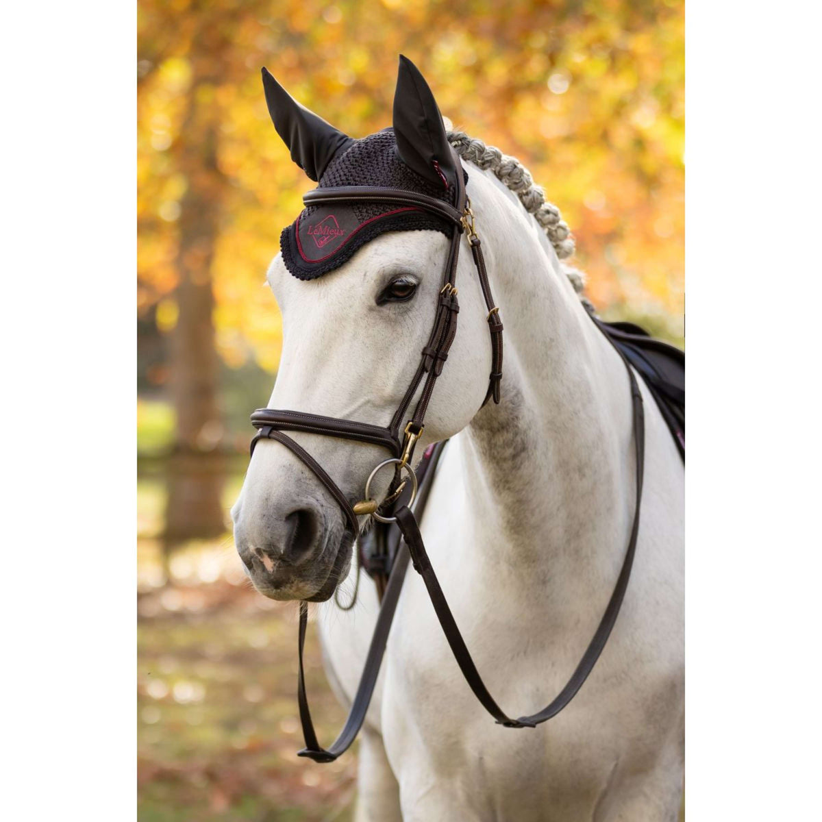 LeMieux Bonete para Orejas Classic Ceniza