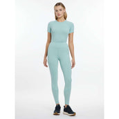 LeMieux Legging de Equitación Lydia Mesh Aqua