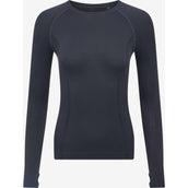 LeMieux Shirt Britney Seamless Mangas Largas Azul Crepuscular