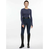 LeMieux Shirt Britney Seamless Mangas Largas Azul Crepuscular