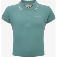 LeMieux Poloshirt SS25 Mini Niños Lagoon