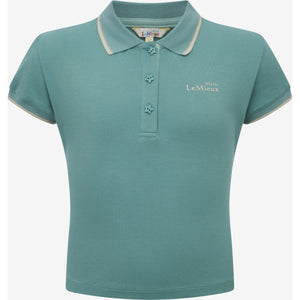 LeMieux Poloshirt SS25 Mini Niños Lagoon