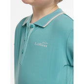 LeMieux Poloshirt SS25 Mini Niños Lagoon