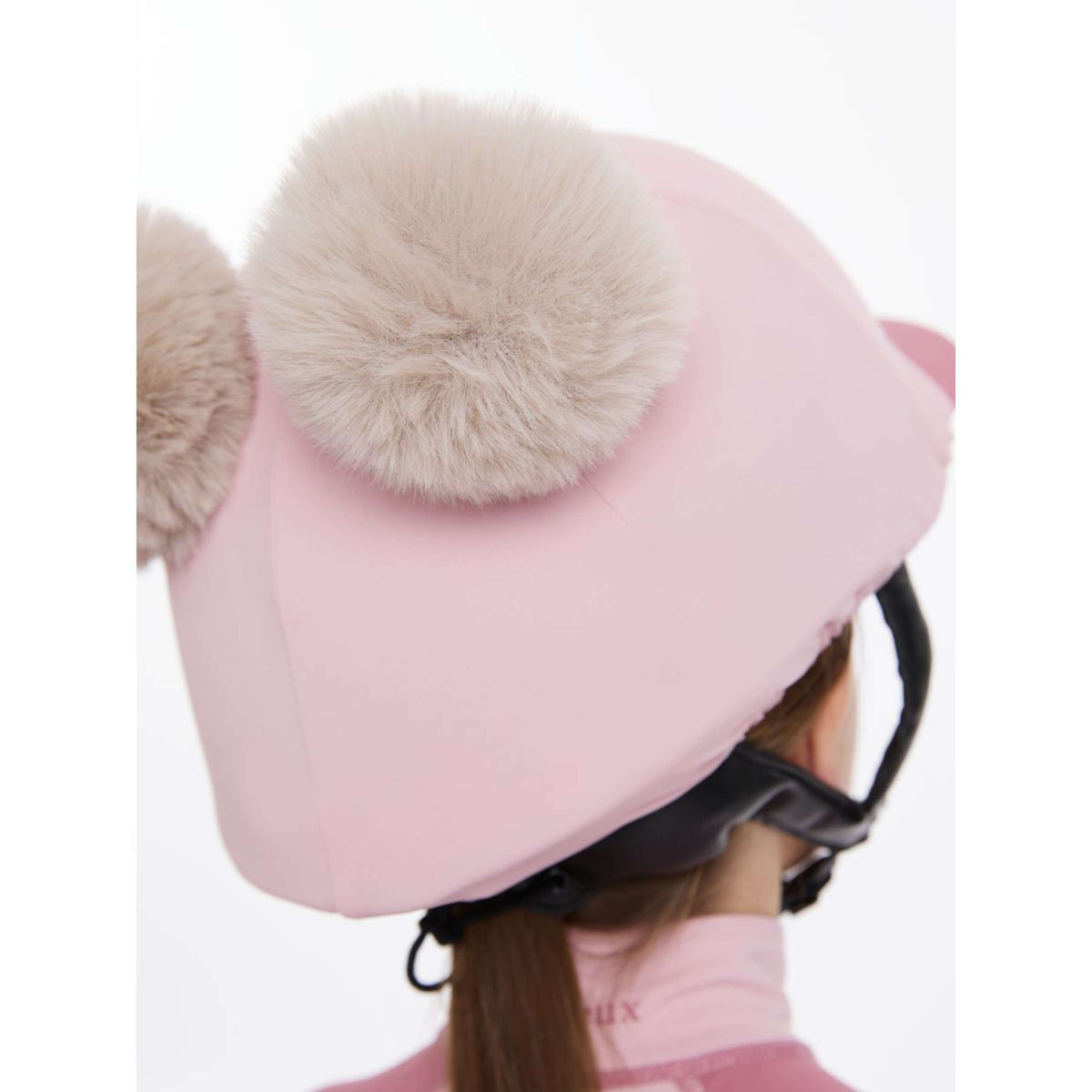 LeMieux Hat Silk Double Pom Niños Blossom