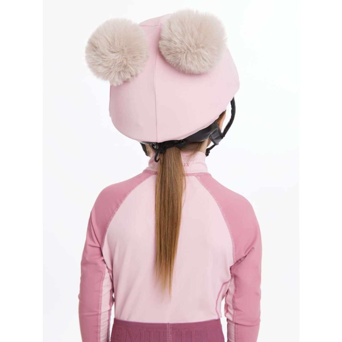 LeMieux Hat Silk Double Pom Niños Blossom
