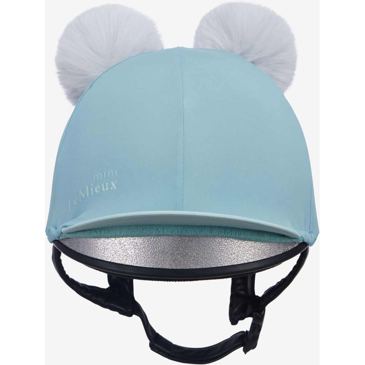 LeMieux Hat Silk Double Pom Niños Lagoon