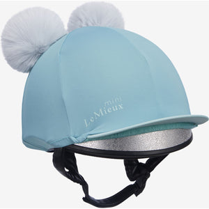 LeMieux Hat Silk Double Pom Niños Lagoon