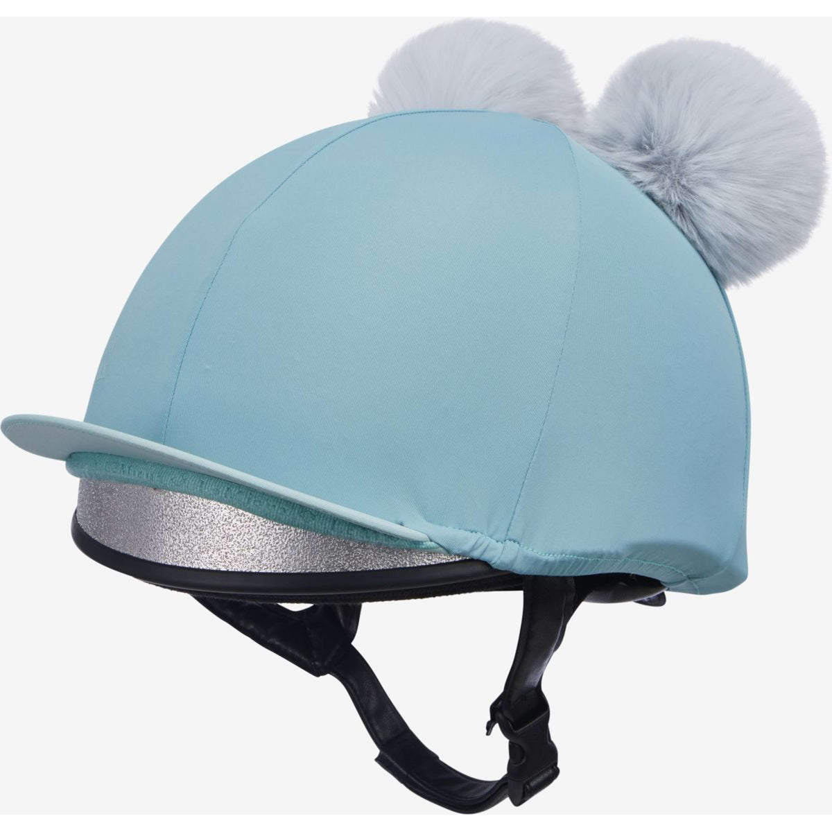 LeMieux Hat Silk Double Pom Niños Lagoon