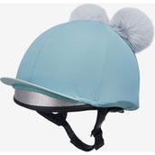 LeMieux Hat Silk Double Pom Niños Lagoon