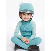 LeMieux Hat Silk Double Pom Niños Lagoon