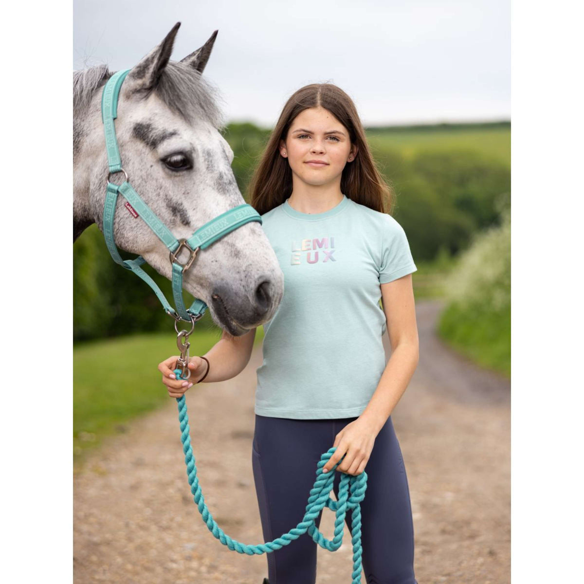 LeMieux T-Shirt Arianna Niños Aqua