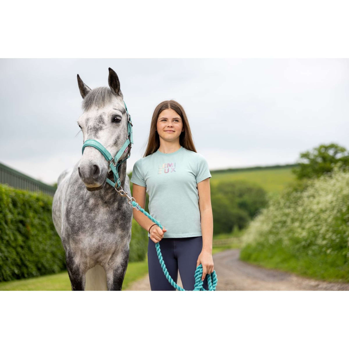 LeMieux T-Shirt Arianna Niños Aqua