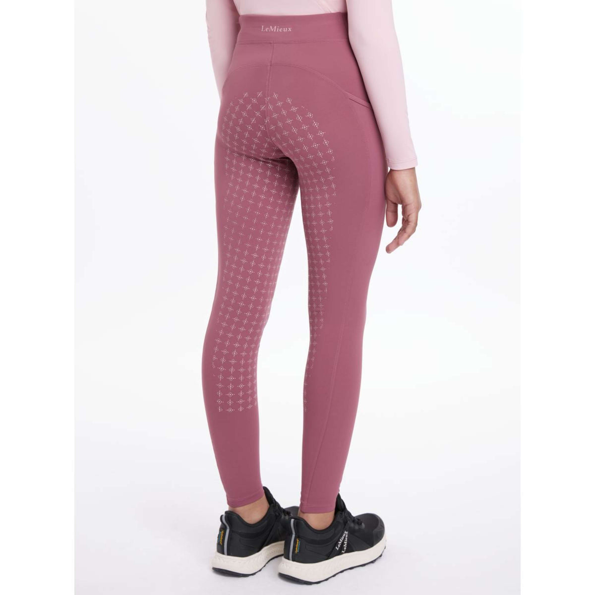 LeMieux Legging de Equitación Orla Niños Rosewood